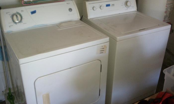 Gas Dryer and Washer