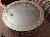 Gorgeous, Round Glass Coffee Table