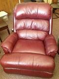 Burgundy Leather Recliner