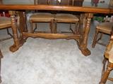 Underside of table.....sturdy and solid as a rock