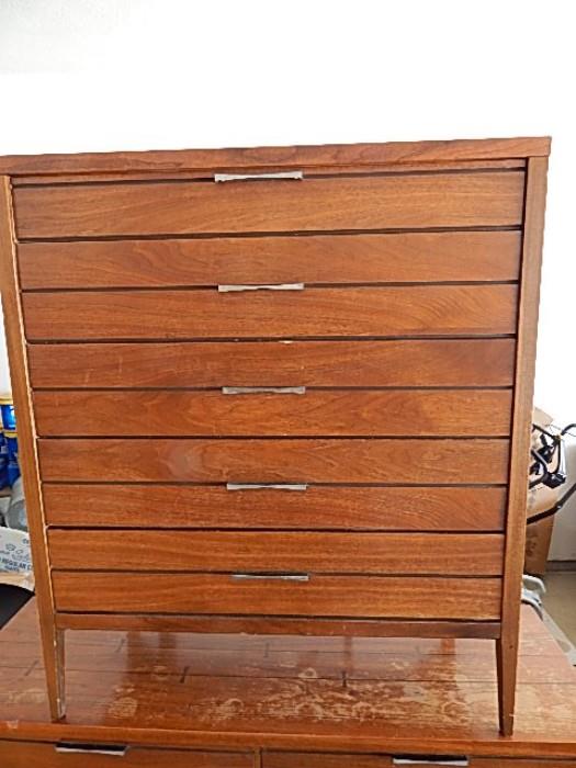 Lane MCM dresser, mirror  and chest of drawers