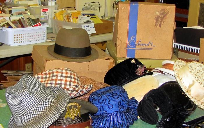 Vintage Hats from Galveston Store, Eibands, Nathans, Levy