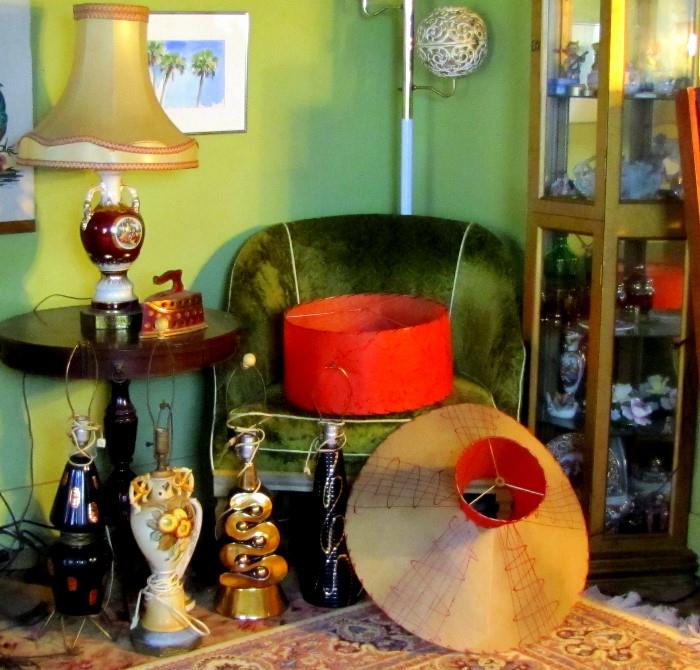 Vintage Lamps & Lamp Shades