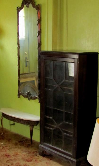 Curio Cabinet & Pier Mirror