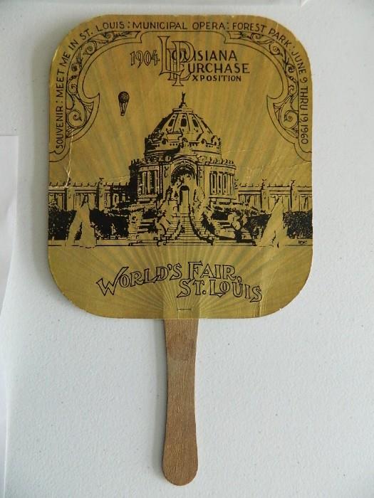 1904 Worlds Fair Fan