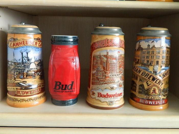Budweiser Steins, Most have their Boxes