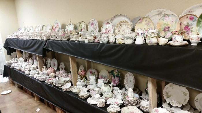 Partial selection of porcelains