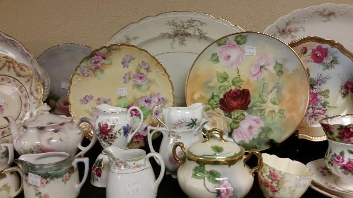 Hand painted porcelains