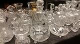 Irish, Polish and other European Crystal, as well as some Waterford