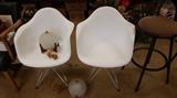 Mid Century Modern style chair and lamps