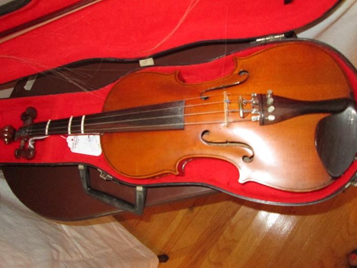 Another fiddle with case & bow