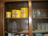 tons of vintage kitchen ware