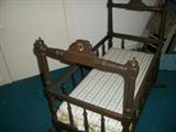 19th century baby cradle