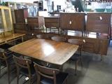 Teak Danish Mid-Century Dining Room Set