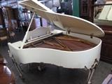 A54 #1 Horugel 5’10” 1986 French Louis 15th Case, Ivory White Guilded , Grand Piano #811739 Condition of 9/10