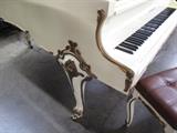 A54 #1 Horugel 5’10” 1986 French Louis 15th Case, Ivory White Guilded , Grand Piano #811739 Condition of 9/10