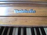 A19 #4 Baldwin 40” Circa 1980 Walnut/Pecan Console Piano #1169091 Condition of 9/10