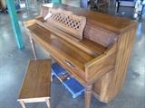 A19 #4 Baldwin 40” Circa 1980 Walnut/Pecan Console Piano #1169091 Condition of 9/10