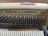 A4 #6 Kohler & Campbell 42” 1982 Oak Console Piano #784026 Condition of 6/7
