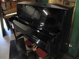 A19 #8 Baldwin 45” 1993 Black Hi Gloss Studio Upright Piano #4454345 Condition of 10