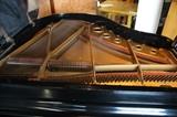 A54#9 Doll &Sons 1906 5’ Baby Grand Piano Black Satin Finish Rough Condition of 7 #177092