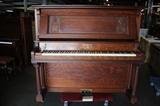 G54#11 Regent 1904 Upright Piano Burl Finish Knicks and Chips Condition of 7-8 #K-44027