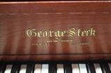 A19 #15 George Steck 46” 200’s Model CS-16IPD Cherrywood Studio Upright Piano #IJ4079 Condition of 8
