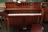 A19 #15 George Steck 46” 200’s Model CS-16IPD Cherrywood Studio Upright Piano #IJ4079 Condition of 8