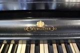 A19 #8  Wurlitzer 1962 37” Black satin Spinet Piano *left Leg needs paint* #788635 Condition of 8