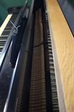 A19 #8  Wurlitzer 1962 37” Black satin Spinet Piano *left Leg needs paint* #788635 Condition of 8