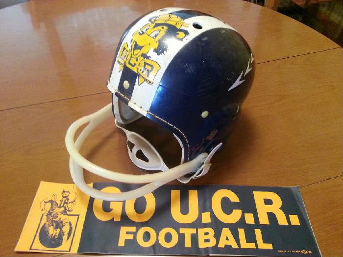 Child's UCR Football helmet
