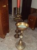 BRASS CANDLE HOLDERS