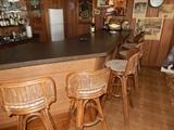 Rattan bar stools