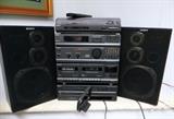 Sony stereo with speakers