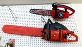 Husqvarna 61 chain saw  and a Homelite chain saw