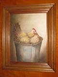 HEN OIL PAINTING