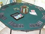 PORTABLE POKER TABLE