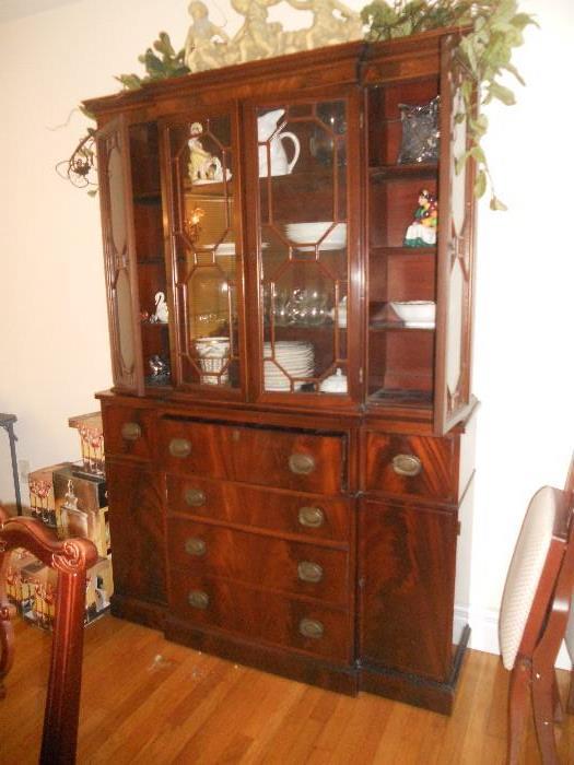 Federal - style china cabinet in excellent condition