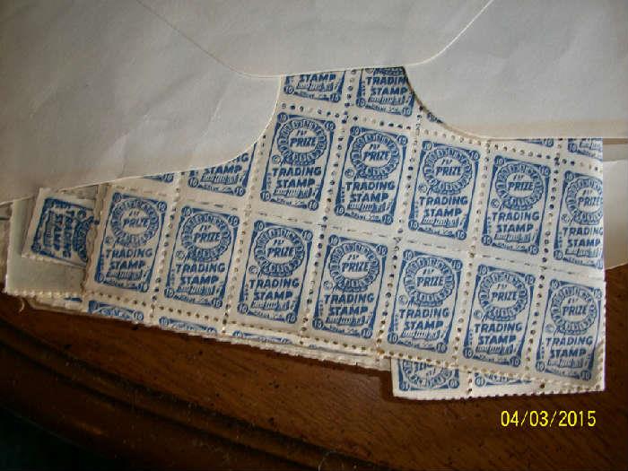Blue saver stamps