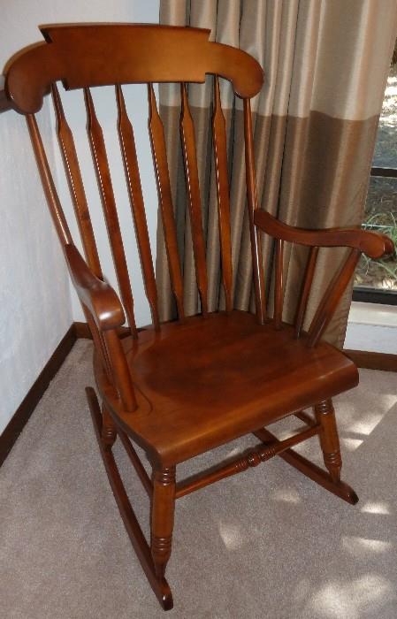 Vintage S.Bent & Bros Colonial Rocking Chair 