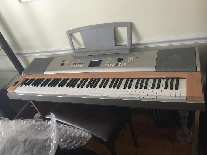 Yamaha YPG-625 Keyboard, Stand, and Bench