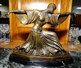 Chiparus Deco Dancer European Bronze Finery