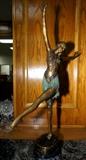 La Ventrie Cold Painted Bronze Deco Dancer Large
