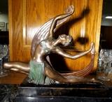 Monet Bronze Cold Painted Dancer