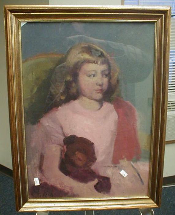 John Koch portrait painting