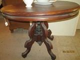 Antique lamp table