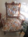 Delicate Eastlake frame arm chair - late 1800's
