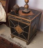 Pair of side tables with storage inside