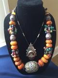 Bead necklaces