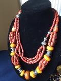 Beaded necklaces
